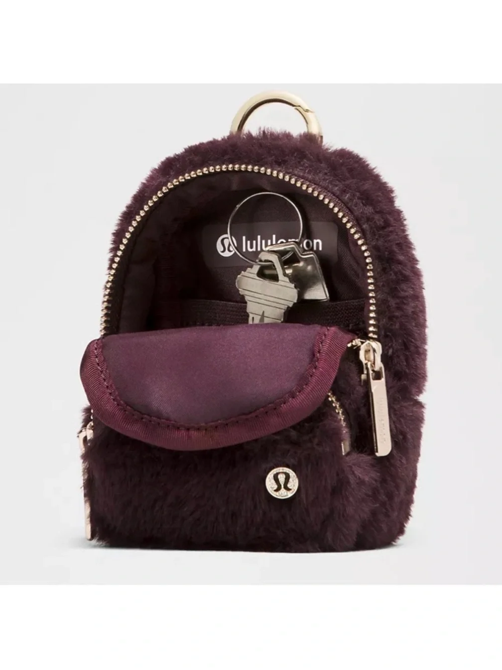 lululemon Plush Mini Backpack in Deep Plum